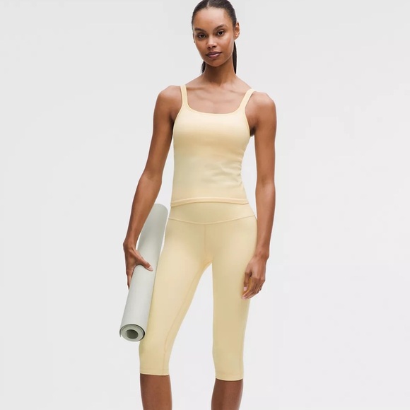 lululemon athletica Pants - Lululemon Buttercream Crop Align Leggings 17” Size 8